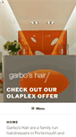 Mobile Screenshot of garbos-hair.co.uk